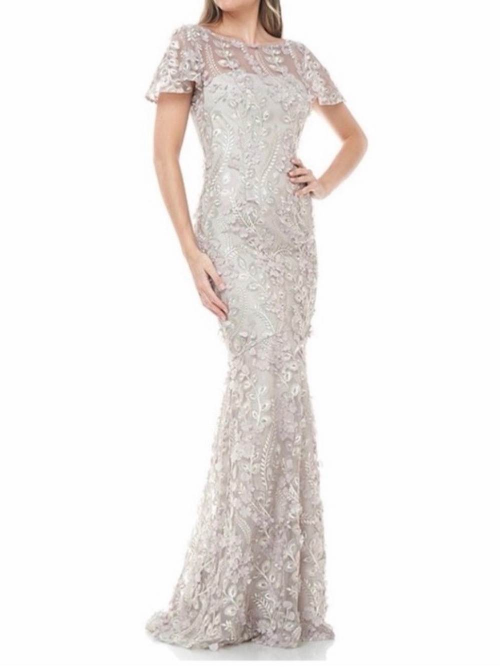 Carmen Marc Valvo infusion gown size 14